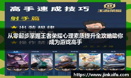 从零起步掌握王者荣耀心理素质提升全攻略助你成为游戏高手